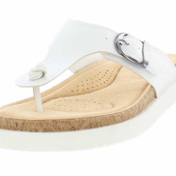 Izod Ladies' Size 8, Charcy Strap Sandal, White NEW SHIPS WITH BOX - Picture 2 of 4